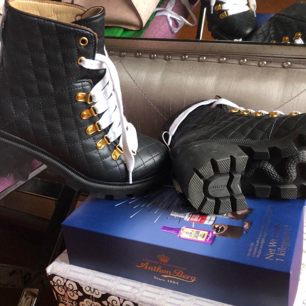Black boots